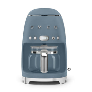Smeg 50s Style Drip Filter Coffee Machine, Matte Storm Blue #DCF02BMUS