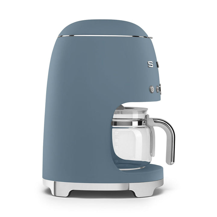 Smeg 50s Style Drip Filter Coffee Machine, Matte Storm Blue 