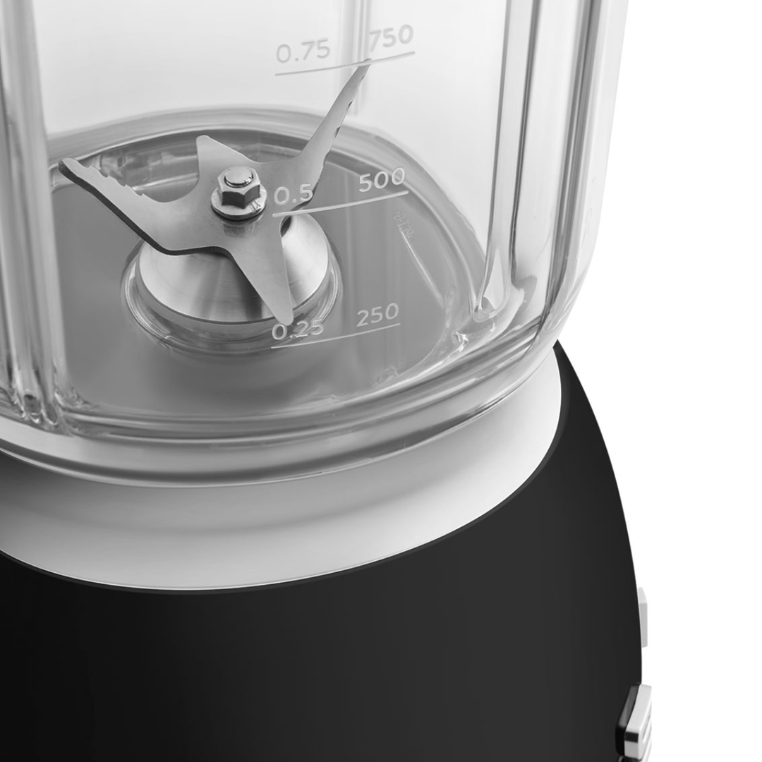 Smeg 50s Style Jar Stand Blender, Black 
