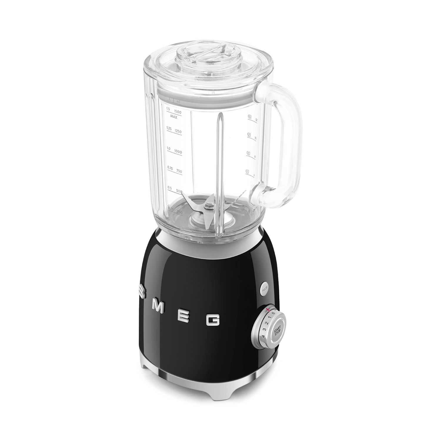 Smeg 50s Style Jar Stand Blender, Black #BLF03BLUS