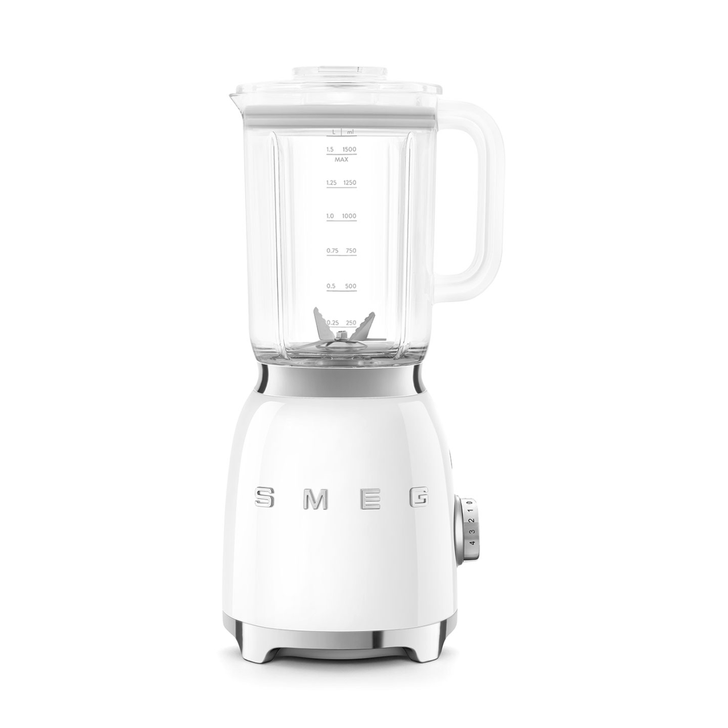 Smeg 50s Style Jar Stand Blender, White #BLF03WHUS