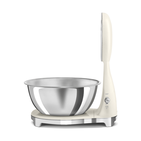 Smeg Analog and Digital Kitchen Scale, Cream #KSF01CRWW