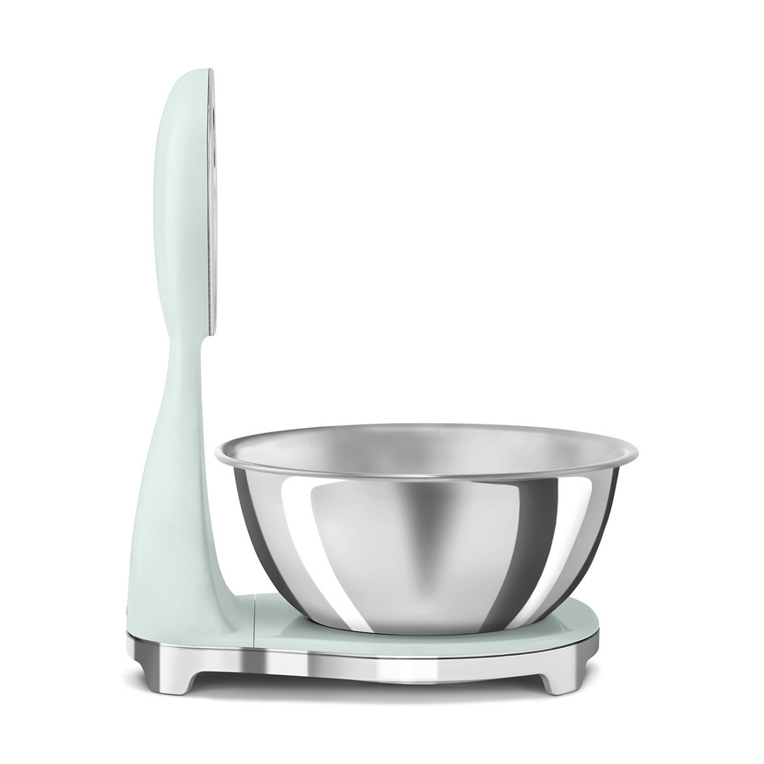 Smeg Analog and Digital Kitchen Scale, Pastel Green 