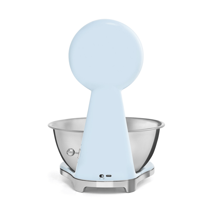Smeg Analog and Digital Kitchen Scale, Pastel Blue 