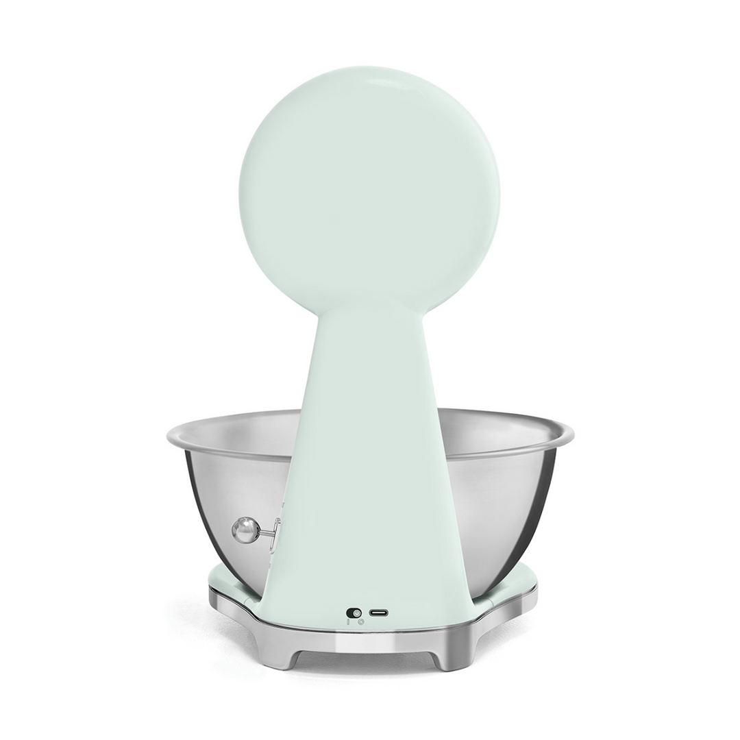 Smeg Analog and Digital Kitchen Scale, Pastel Green 