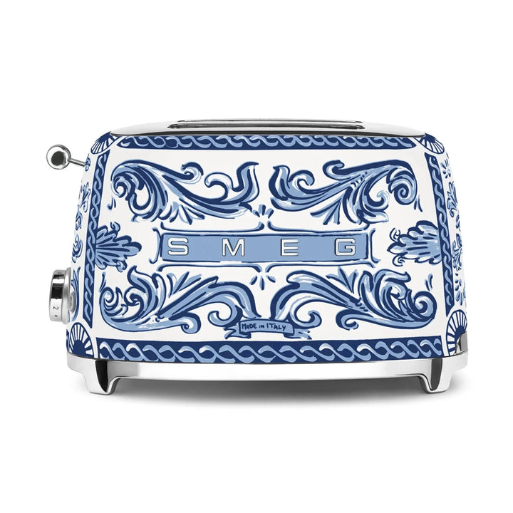 Smeg Dolce&amp;Gabbana 2-Slice Toaster, Blu Mediterraneo 