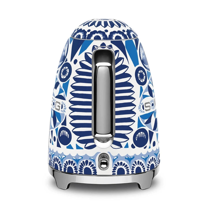 Smeg Dolce&amp;Gabbana Electric Tea Kettle, Blu Mediterraneo 