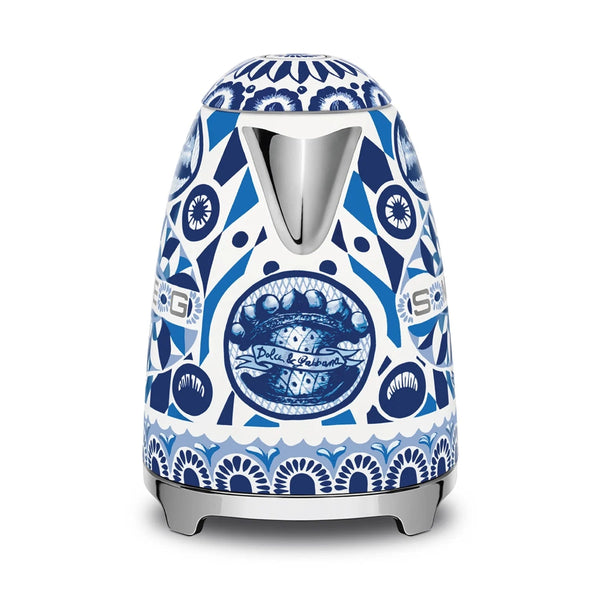 Smeg Dolce&Gabbana Electric Tea Kettle, Blu Mediterraneo #KLF03DGBUS