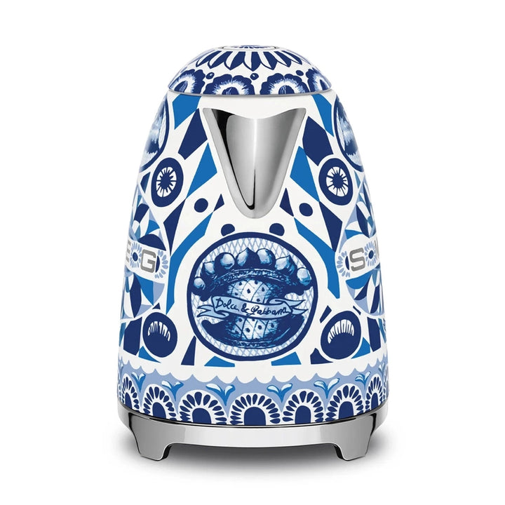 Smeg Dolce&amp;Gabbana Electric Tea Kettle, Blu Mediterraneo 