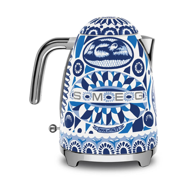 Smeg Dolce&Gabbana Electric Tea Kettle, Blu Mediterraneo #KLF03DGBUS