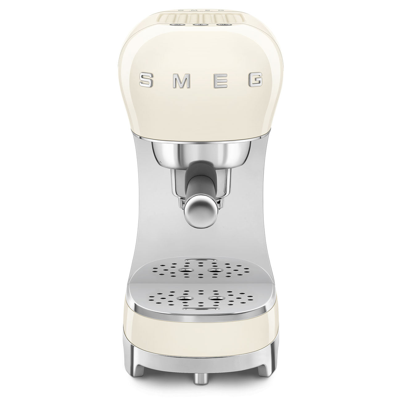 Smeg Espresso Machine With No Milk Wand - Cream #ECF00CRUS
