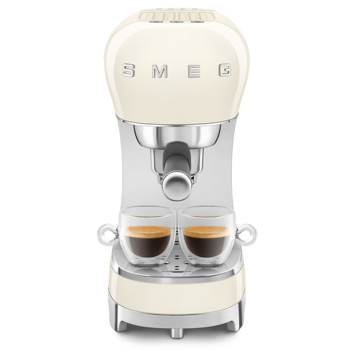 Smeg Espresso Machine With No Milk Wand - Cream 