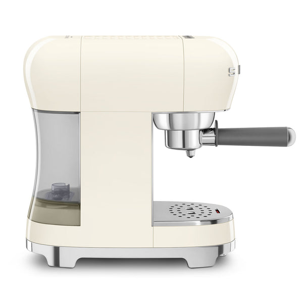 Smeg Espresso Machine With No Milk Wand - Cream #ECF00CRUS