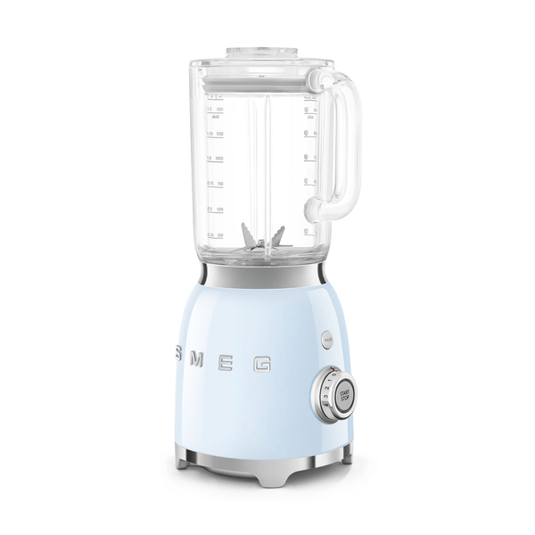 Smeg Glass Jar Stand Blender, Pastel Blue #BLF03PBUS