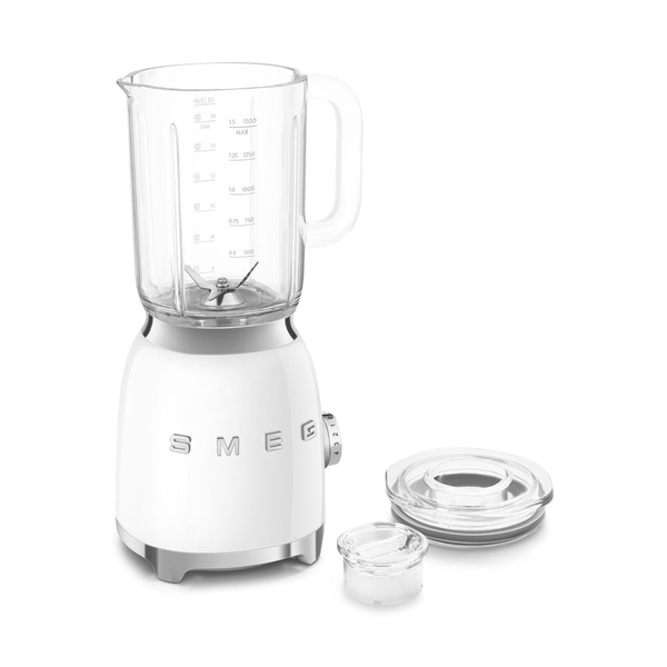 Smeg Glass Jar Stand Blender, White #BLF03WHUS