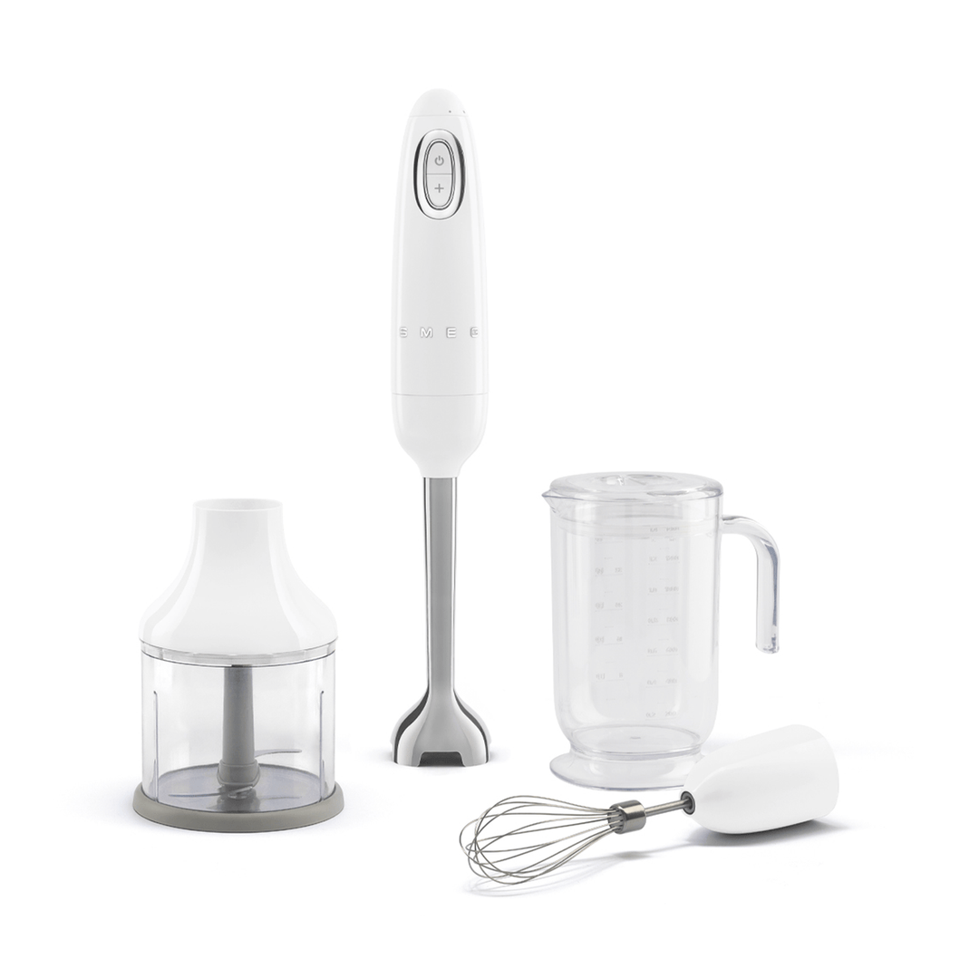 Smeg Immersion Hand Blender with Acccessories, White 