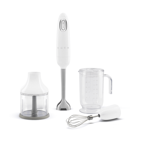 Smeg Immersion Hand Blender with Acccessories, White #HBF03WHUS