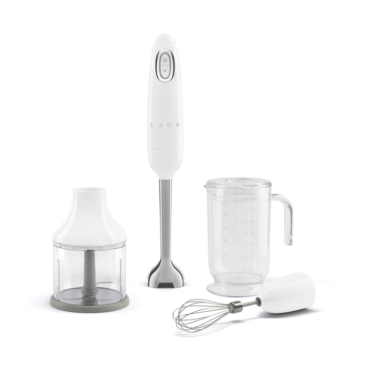 Smeg Immersion Hand Blender with Acccessories, White 