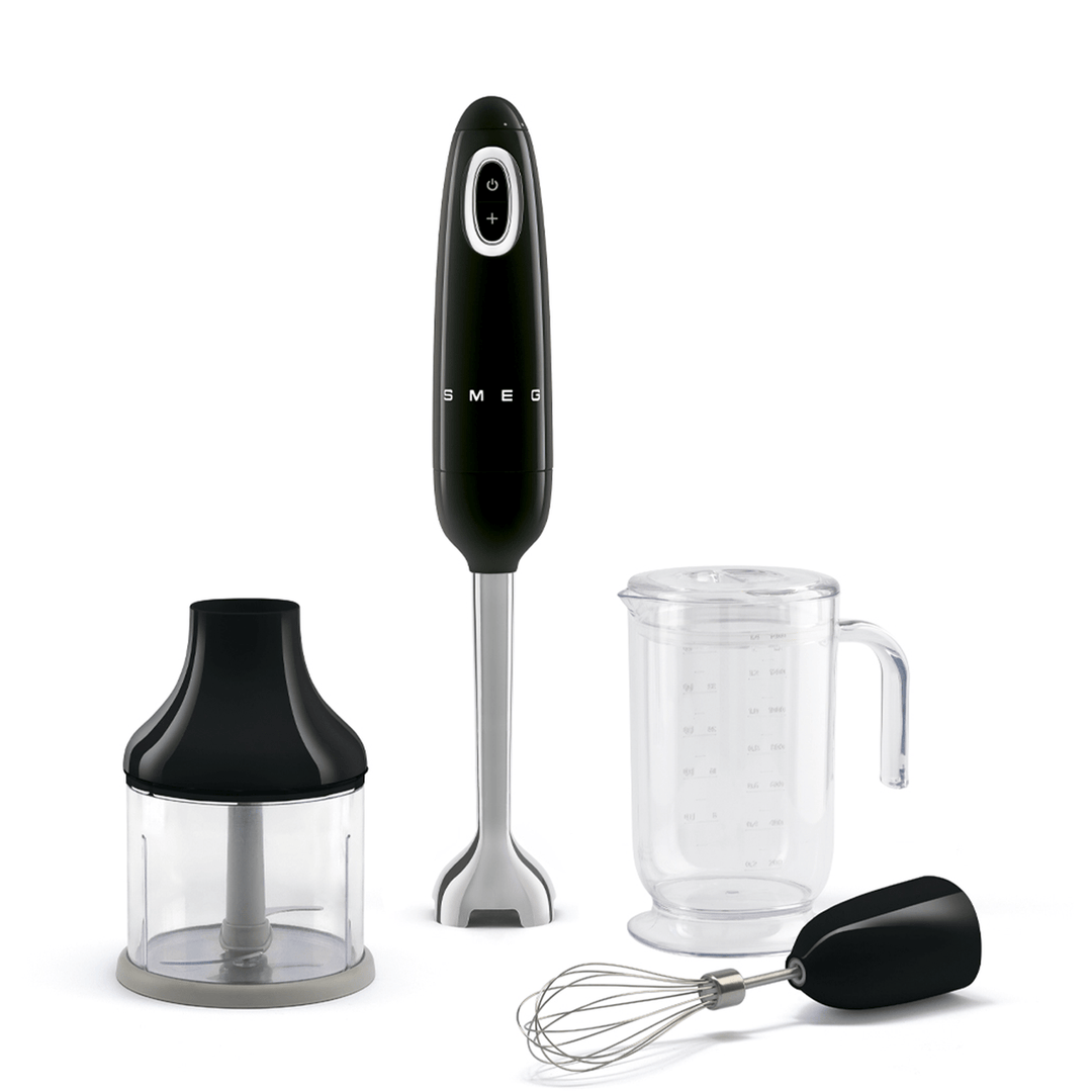 Smeg Immersion Hand Blender with Acccessories, Black 