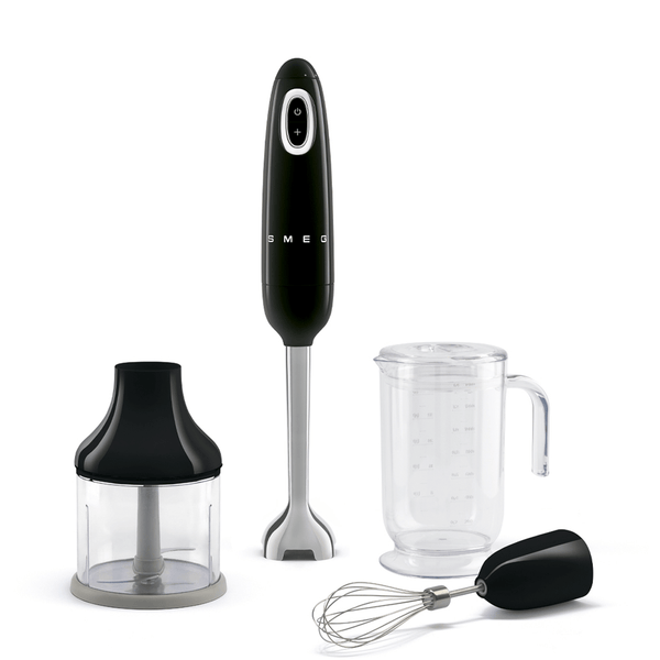 Smeg Immersion Hand Blender with Acccessories, Black #HBF03BLUS