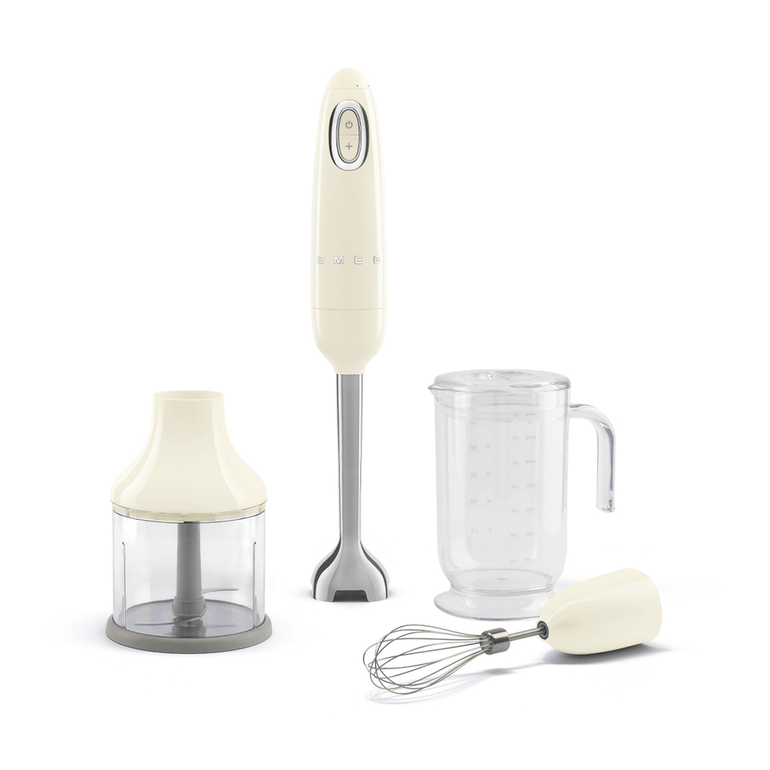 Smeg Immersion Hand Blender with Acccessories, Cream 