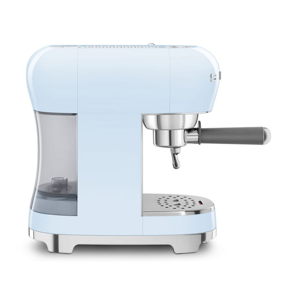 Smeg Manual Espresso Coffee Machine #ECF02PBUS - Pastel Blue