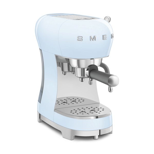 Smeg Manual Espresso Coffee Machine #ECF02PBUS - Pastel Blue