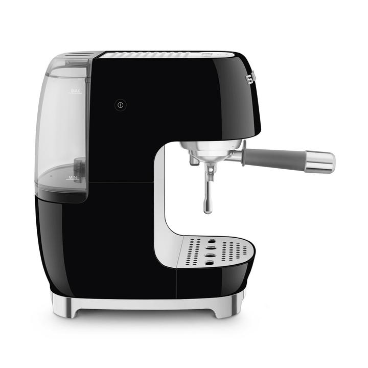 Smeg Manual Espresso Coffee Machine With Cold Brew, Black 