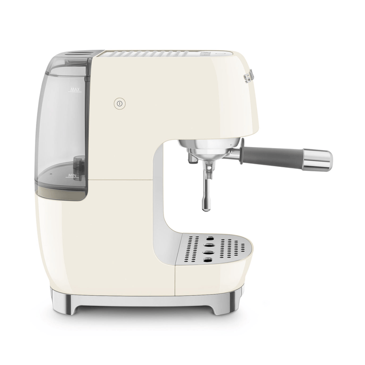 Smeg Manual Espresso Coffee Machine With Cold Brew, Cream 