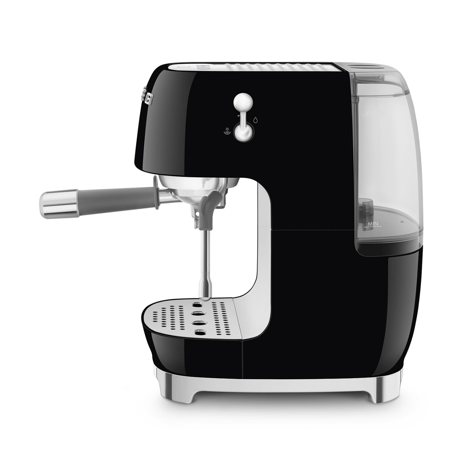 Smeg Manual Espresso Coffee Machine With Cold Brew, Black #ECF03BLUS