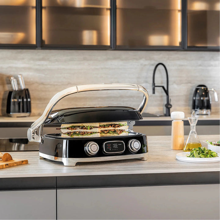 Smeg- Multi Use Grill, Black 