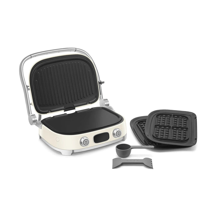 Smeg- Multi Use Grill, Cream 