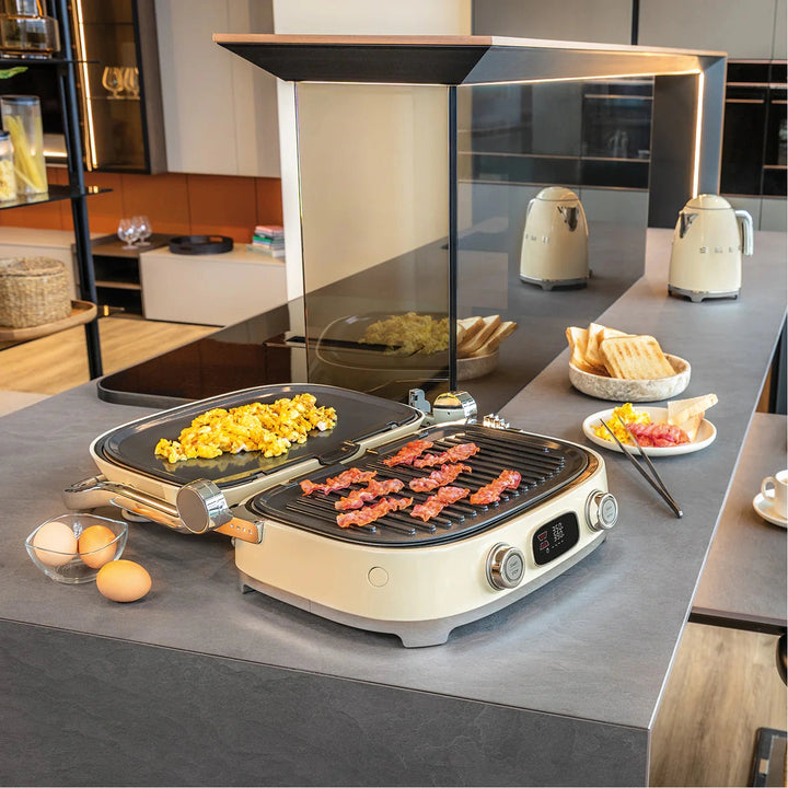 Smeg- Multi Use Grill, Cream 