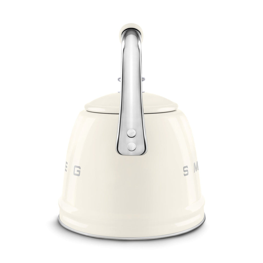Smeg Retro Style Whistling Kettle 2.3L, Cream