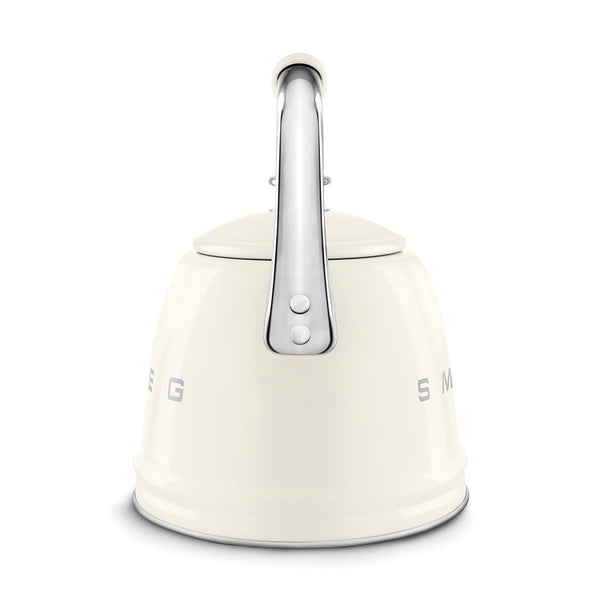 Smeg Retro Style Whistling Kettle 2.3L, Cream