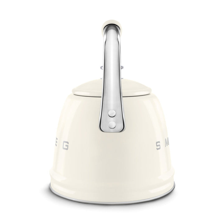 Smeg Retro Style Whistling Kettle 2.3L, Cream