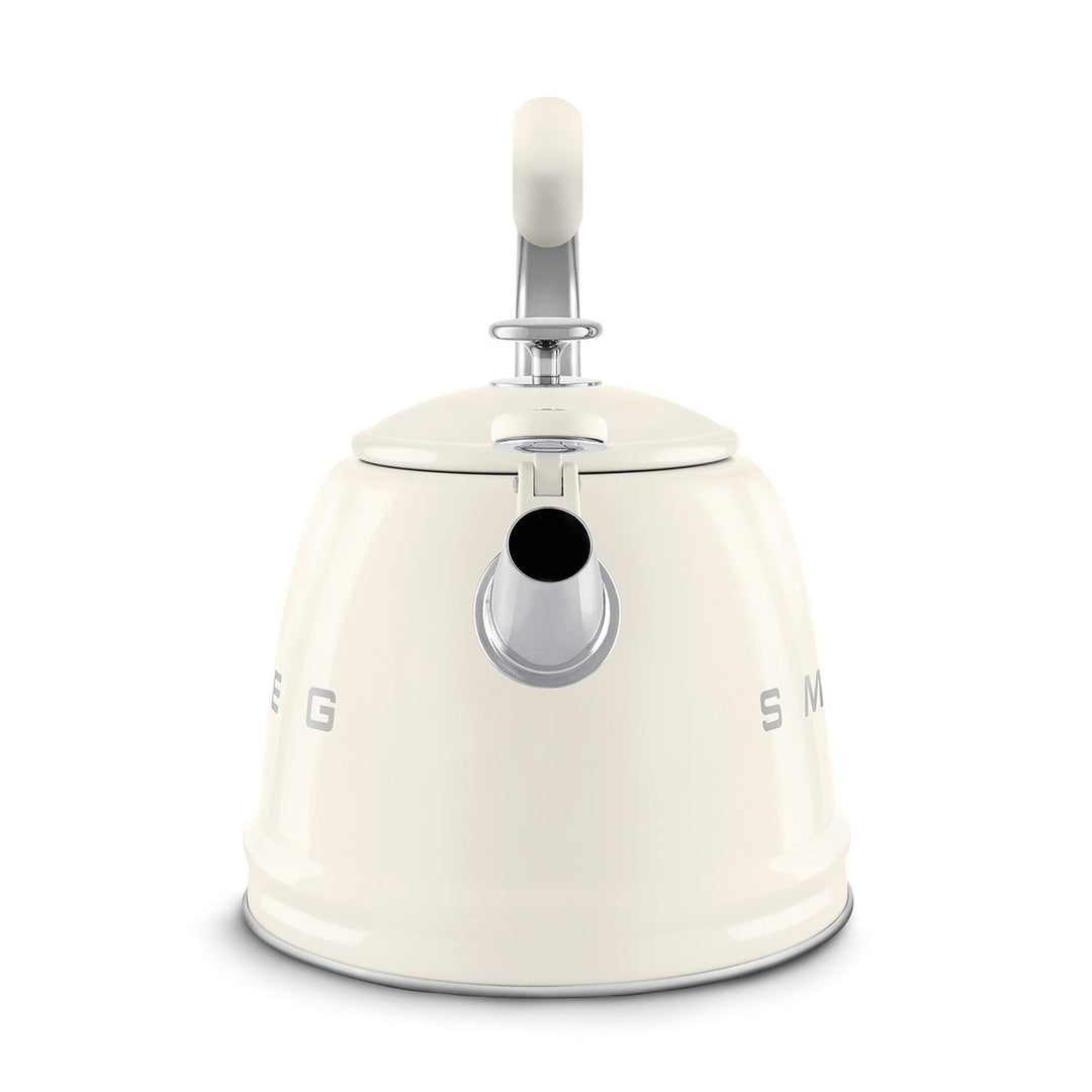 Smeg Retro Style Whistling Kettle 2.3L, Cream