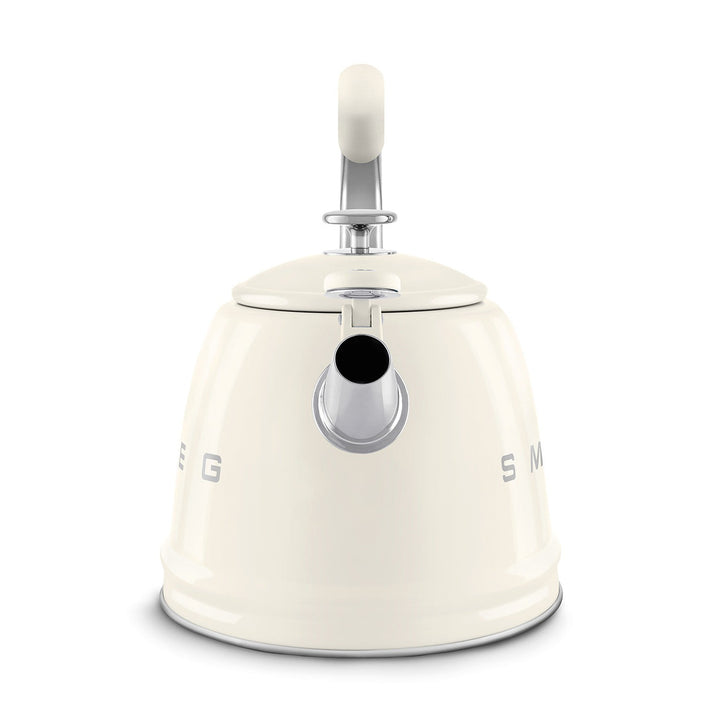 Smeg Retro Style Whistling Kettle 2.3L, Cream