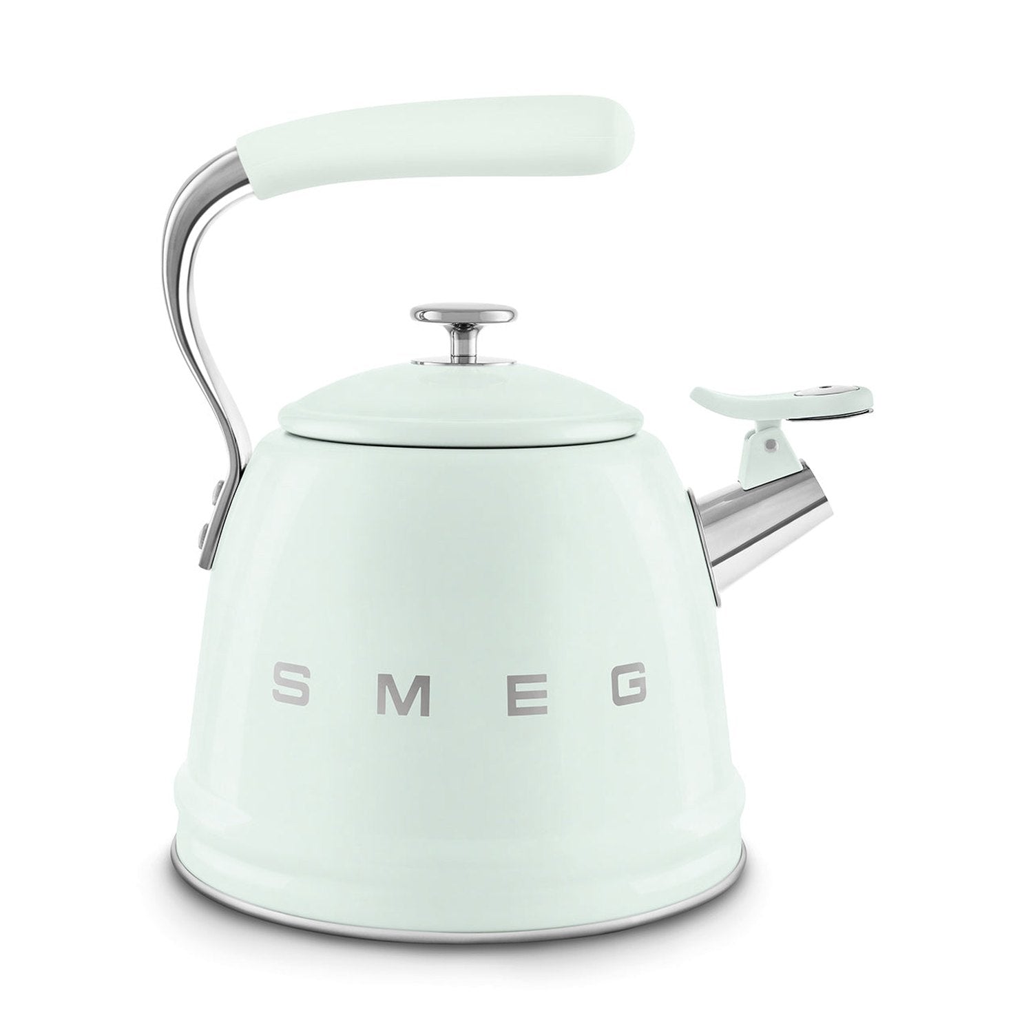 Smeg Retro Style Whistling Kettle 2.3L, Pastel Green