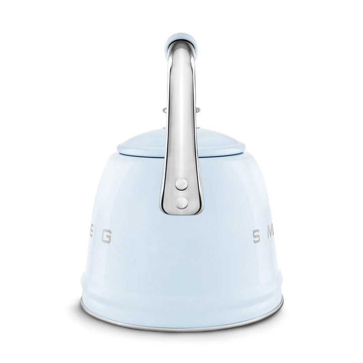Smeg Retro Style Whistling Kettle 2.3L, Pastel Blue