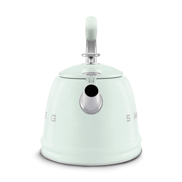 Smeg Retro Style Whistling Kettle 2.3L, Pastel Green