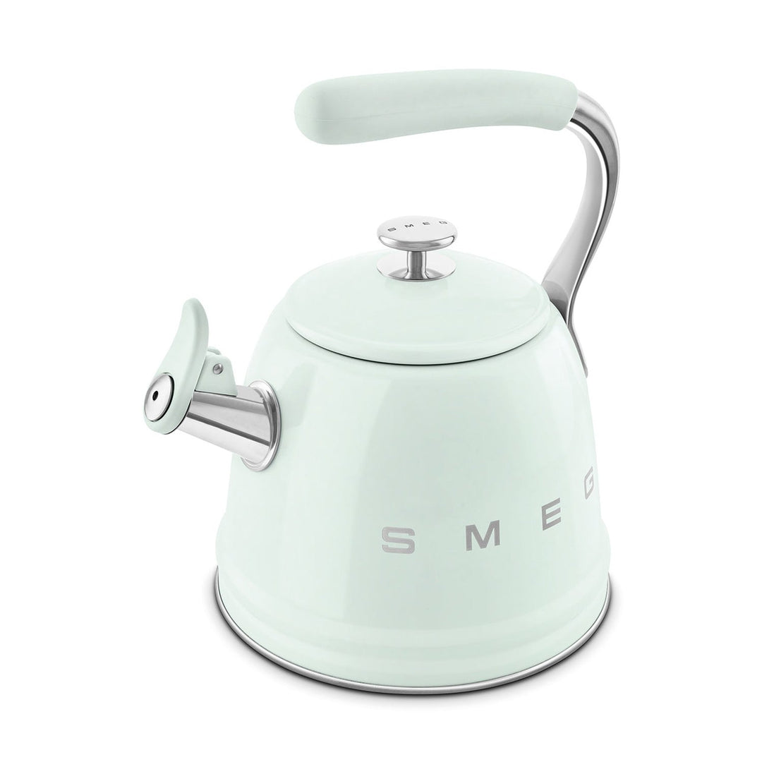 Smeg Retro Style Whistling Kettle 2.3L, Pastel Green