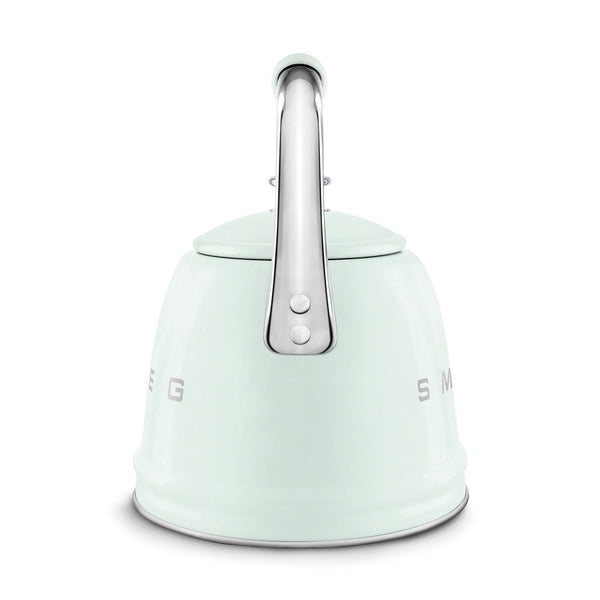 Smeg Retro Style Whistling Kettle 2.3L, Pastel Green
