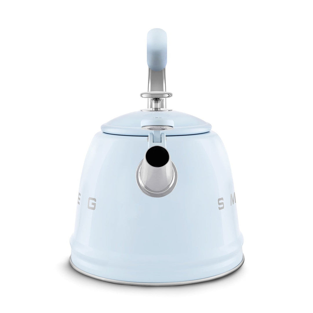 Smeg Retro Style Whistling Kettle 2.3L, Pastel Blue
