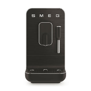 Smeg Super Automatic Espresso Machine with Steam Wand, Full Black #BCC12FBMUS