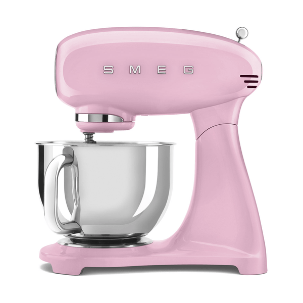 Smeg Tilting Stand Mixer, Pastel Pink #SMF05PKUS