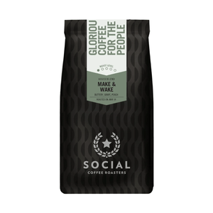 Social Wake & Make Whole Bean Coffee, 12oz.