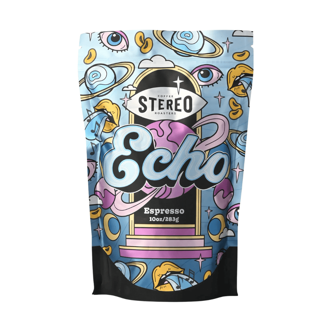 Stereo Coffee Roasters Whole Bean Coffee Echo Espresso, 10oz