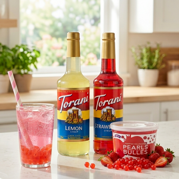 Strawberry Lemonade Pearl Refresher ingredients bundle