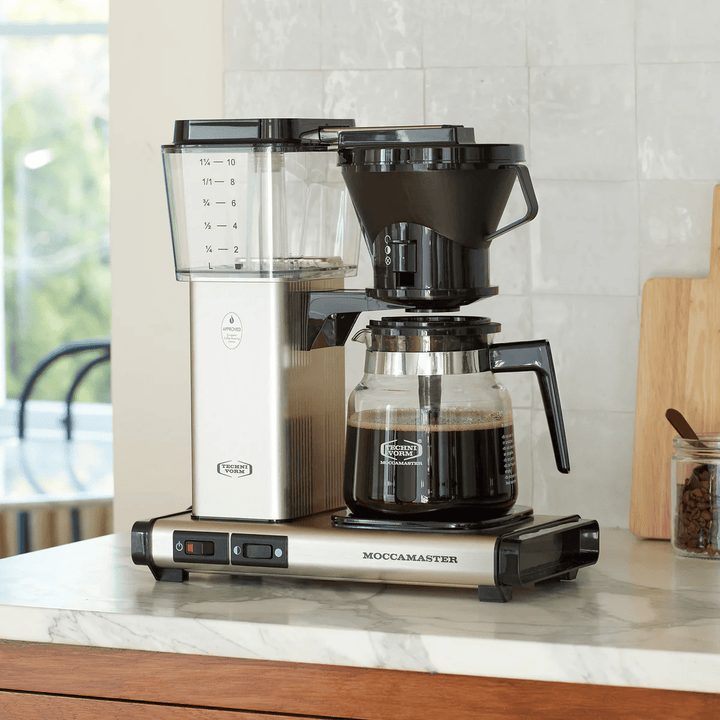 Technivorm Moccamaster KB Coffee Maker, Brushed Silver 
